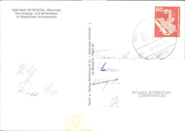 Bad Peterstal-Griesbach Fliegeraufnahme – Bild 2
