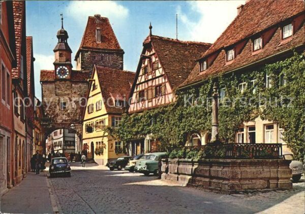 Rothenburg Schlesien Rödergasse mit Markusturm