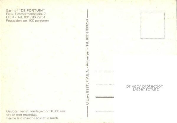 Lier Gasthof De Fortuin – Bild 2