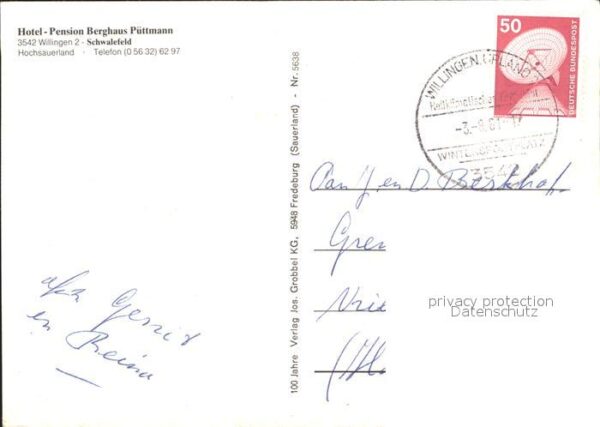Schwalefeld Hotel Pension Berghaus Püttmann – Bild 2