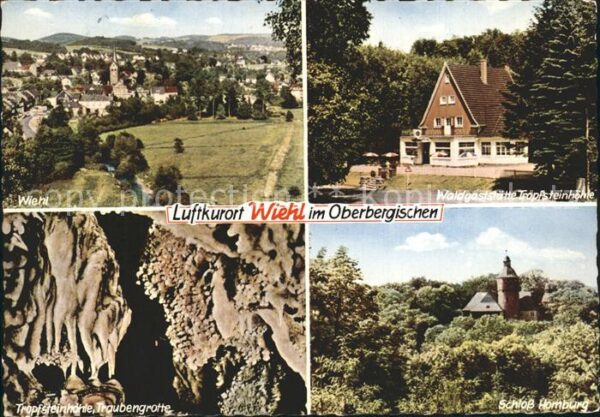 Wiehl Oberbergischer Kreis Waldgaststätte Tropfsteinhöhle Schloß-H