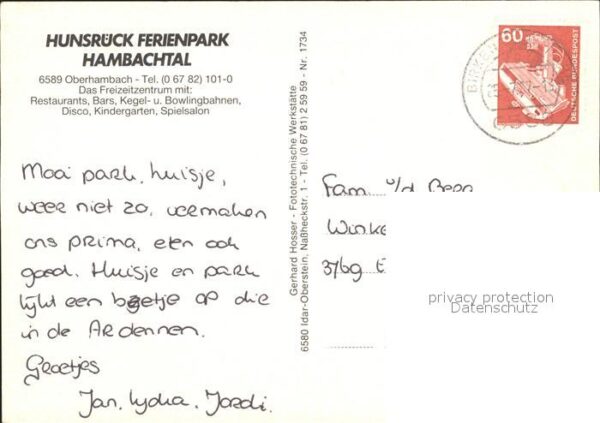 Oberhambach Birkenfeld Hunsrück Ferienpark Hambachtal – Bild 2