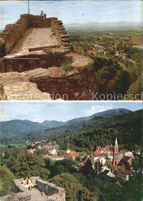 Badenweiler Blick von Burgruine