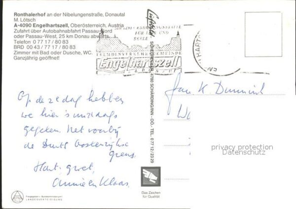 Engelhartszell Donau Oberoesterreich Rontalerhof Donautal – Bild 2