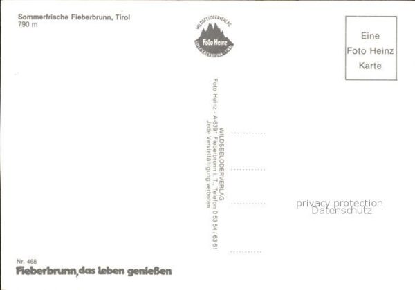 Fieberbrunn Tirol Ortspartie mit Kirche – Bild 2