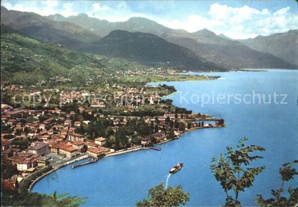 Dongo Lago di Como Fliegeraufnahme