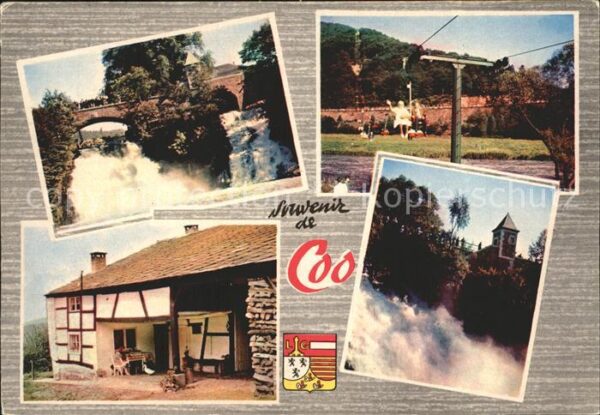 Coo Stavelot Flusspartie Wasserfall Sessellift