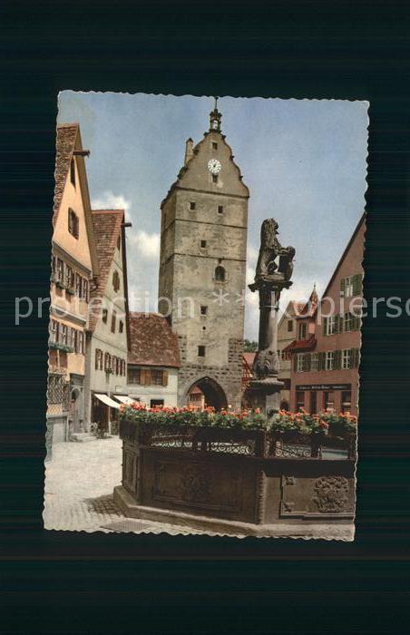 Dinkelsbuehl Löwenherzbrunnen