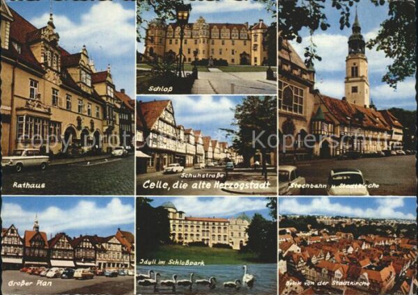 Celle Niedersachsen Rathaus Stechbahn Schuhstrasse Schloßpa