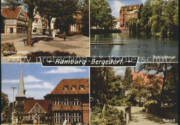 Hamburg Bergedorf Schloßteich Schloss Holstenst