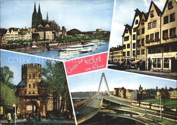 Koeln Rhein Rheinufer Martinswinkel Severintor Seve