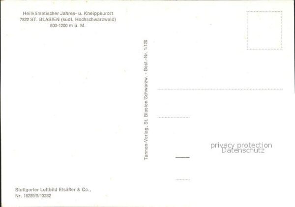 St Blasien Fliegeraufnahme – Bild 2