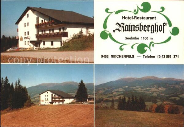 Reichenfels Hotel Restaurant Rainsberghof