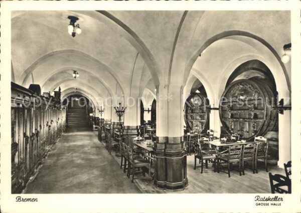 Bremen Rathaus-Keller Grosse Halle