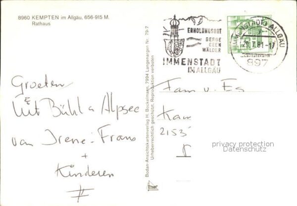 Kempten Allgaeu Rathaus – Bild 2