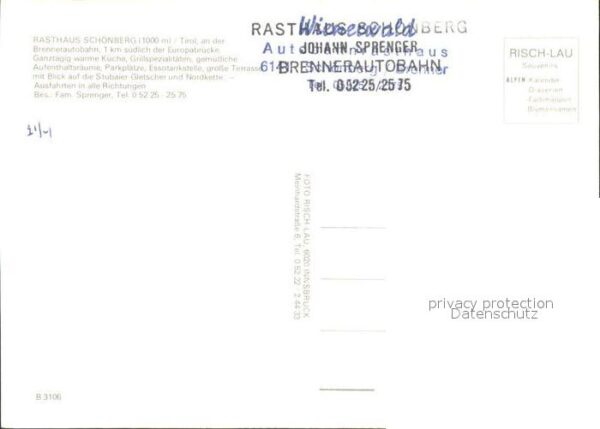 Brenner Autobahn Rasthaus Schönberg – Bild 2