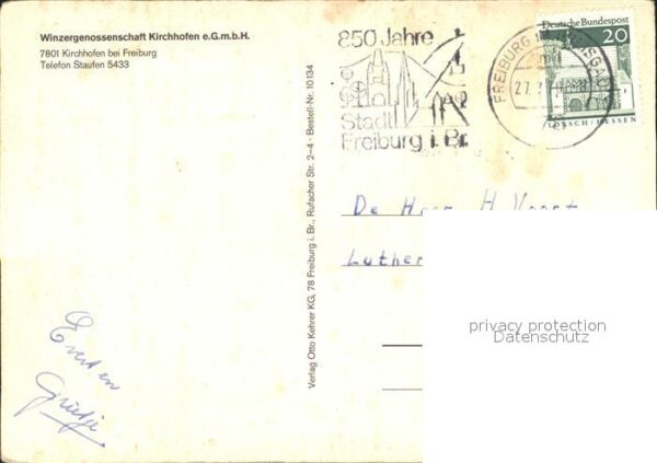 Kirchhofen Breisgau Winzergenossenschaft – Bild 2