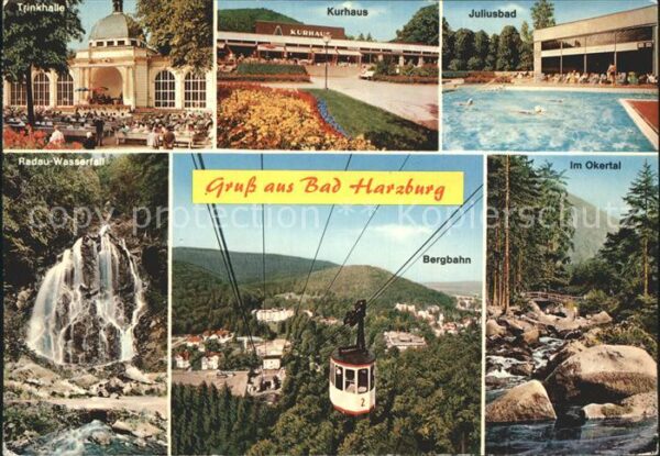 Bad Harzburg Seilbahn Okertal Juliusbad Kurhaus Rada