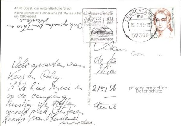 Soest Arnsberg Kleine Osthofe mit Hohnekirche – Bild 2