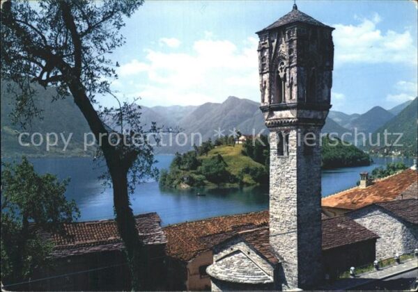 Lago di Como Gothenturm Insel Comacina