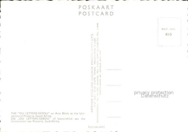 Pretoria The Ou Lettere Gebou – Bild 2
