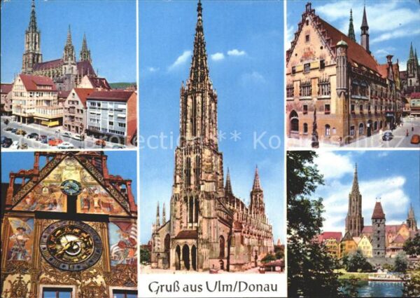 Ulm Donau Münster und Altstadt