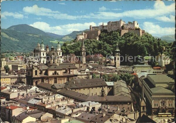 Salzburg Oesterreich Blick vom Nönchsberg