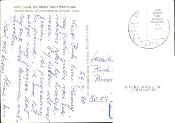 Soest Arnsberg Theodor Heuss Park mit Maria zur Wiese – Bild 2