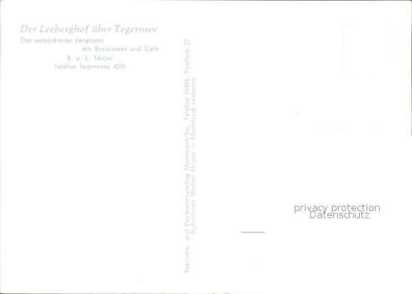 Tegernsee Leeberghof Restaurant – Bild 2