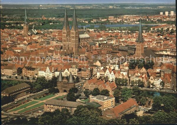 Luebeck Fliegeraufnahme