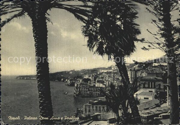 Napoli Neapel Palazzo Donn Anna e Posillipo