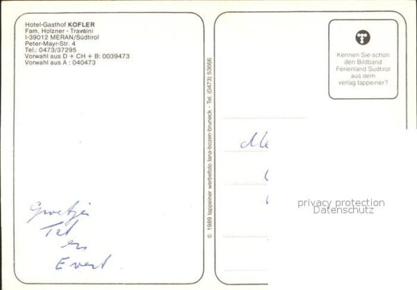 Merano Meran Hotel Gasthof Kofler – Bild 2