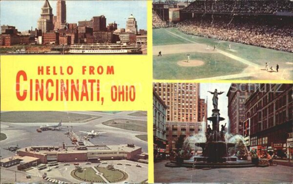 Cincinnati Ohio Skyline Flugplatz