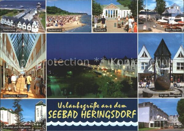 Heringsdorf Ostseebad Usedom Spielbank Seebrücke Kurhotel