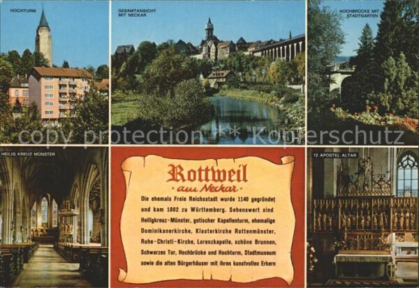 Rottweil Neckar Hochturm Neckar Münster