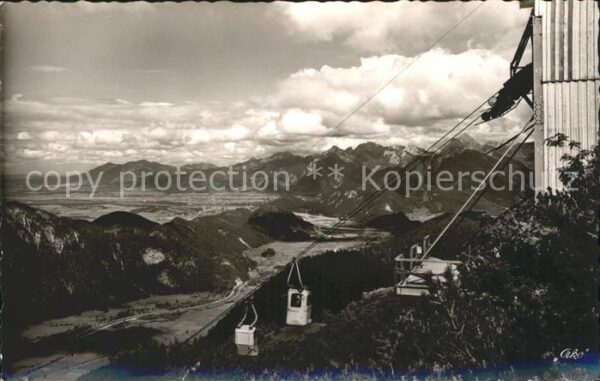 Seilbahn Breitenberg Bergstation Pfronten Allgäu