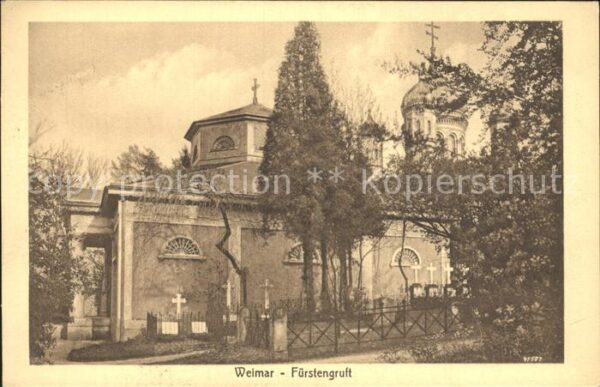 Weimar Thueringen Fürstengruft