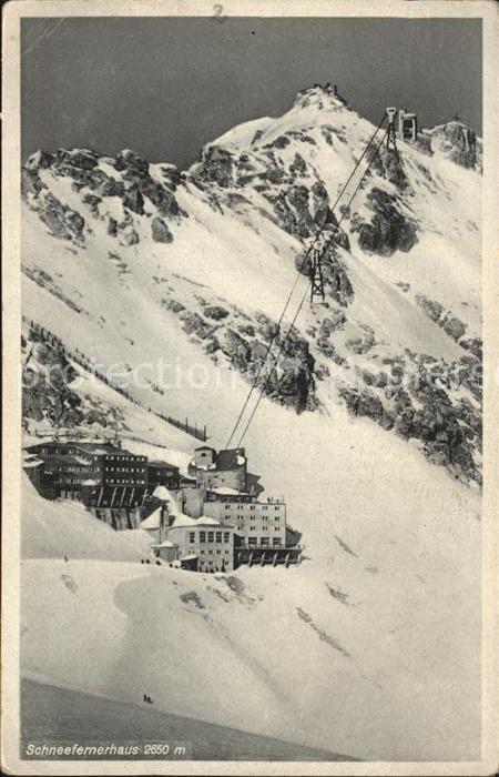 Seilbahn Schneefernerhaus Zugspitzgipfel Bergsta