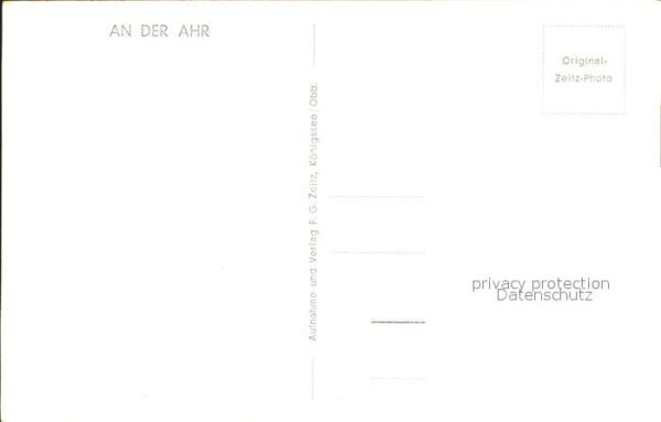 Foto Zeitz F.G. Nr. 1354 Ruine Are Altenahr – Bild 2