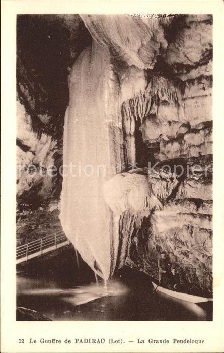 Hoehlen Caves Grottes Padirac Grande Pendeloque