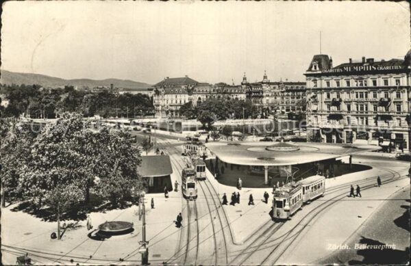 Strassenbahn Zürich Bellevueplatz