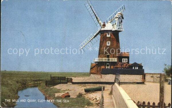 Windmuehle Mill and Quay Cley-Next-The-Sea