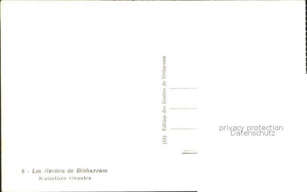 Hoehlen Caves Grottes Betharram Stalactites vivantes – Bild 2