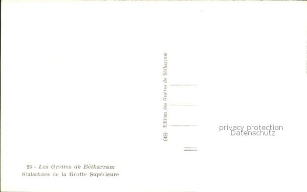 Hoehlen Caves Grottes Betharram Stalactites Grotte Superieure – Bild 2