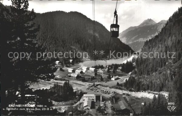 Seilbahn Enzingerboden Weiss-See