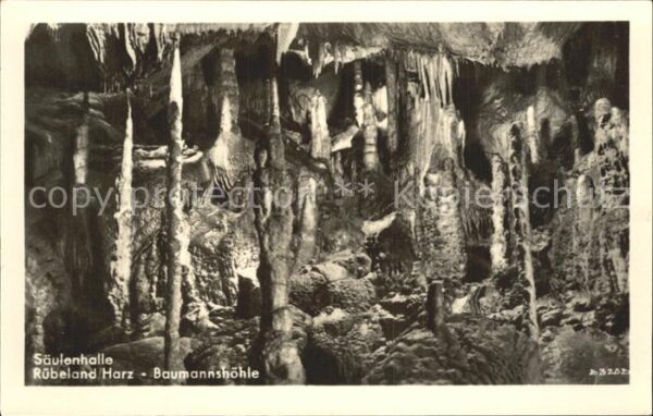 Hoehlen Caves Grottes Rübeland Harz Baumannshöhle Säulenhalle