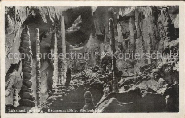 Hoehlen Caves Grottes Rübeland Harz Baumannshöhle Säulenhalle