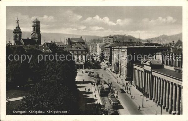 Strassenbahn Stuttgart Königsbau Königstrasse