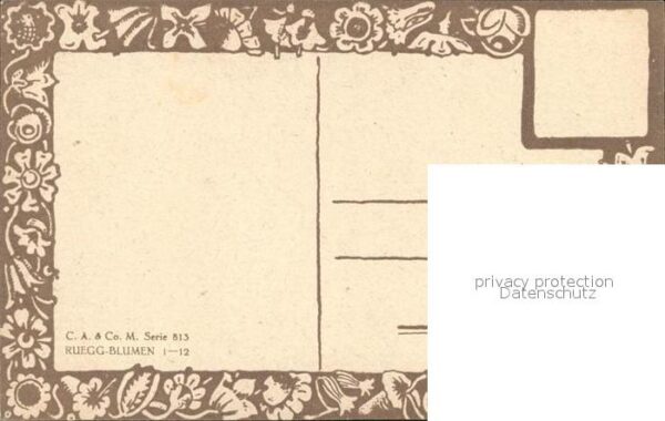 Blumen Ruegg-Blumen C.A. & Co M. Serie 813 – Bild 2