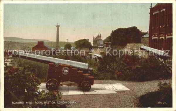 Geschuetze Roaring Meg Royal Bastion Londonderry